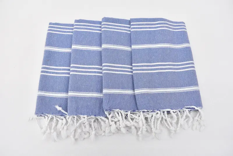 Monogram Kitchen Towel, 40x24 Cotton Striped Towel, Travel Towel, Turkish Hand Towel, Personalized Hand Towel, Spa Towel, Bachelorette Party Favor - 3