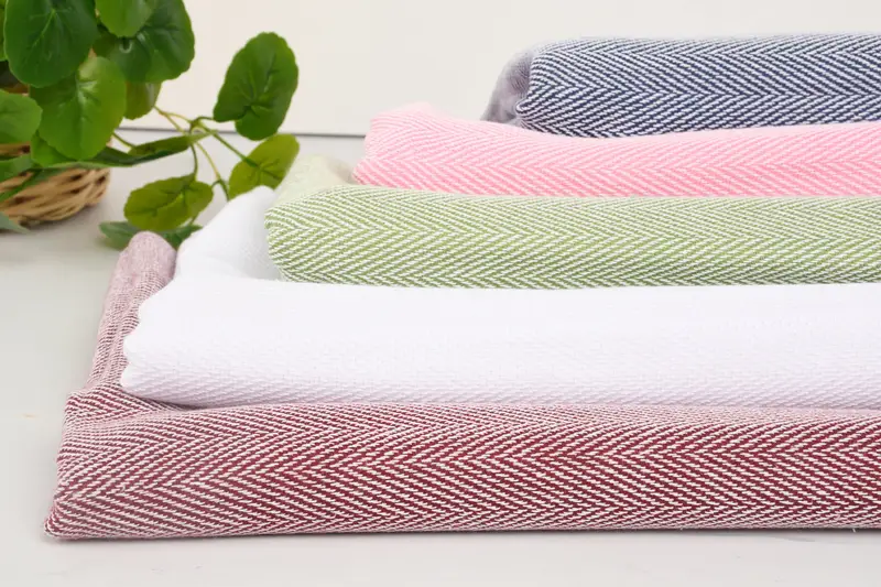Christmas Gift, Beach Towel Gift, Personalized Turkish Towel, Gift For Wedding Day, Travel Towel, Housewarming Gift, 70x40 Cotton Herringbone Towel - 4