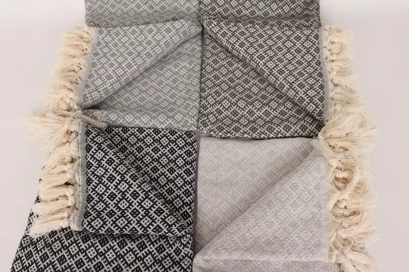 70x40 Cotton Diamond Towel, Christmas Favors, Beach Towel Gift, Organic Turkish towel, Custom monogram Turkish beach towel USA, Quick-dry towel - 4
