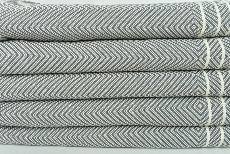 Turkish Blanket, Woven Throw Blanket, 96x70 Cotton Diamond Towel, Extra Large Tablecloth, Gift For Wedding Day, Bohemian Bedspread, Bedspread - 2