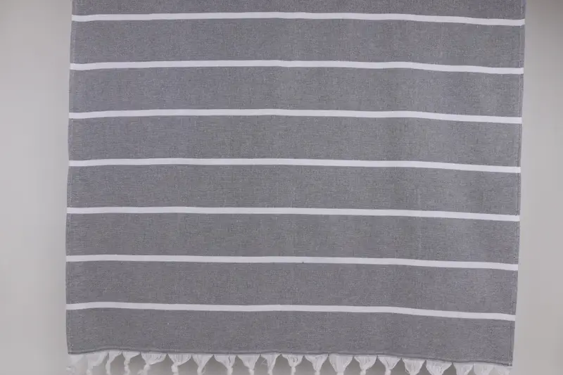Bath towel, Bridesmaid Favors, Custom monogram Turkish beach towel USA, Turkish Towel USA, Personalized Towel, 64x40 Cotton Striped Terry Towel - 5