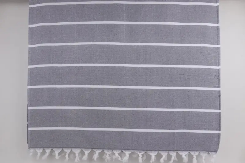 Bath towel, Bridesmaid Favors, Custom monogram Turkish beach towel USA, Turkish Towel USA, Personalized Towel, 64x40 Cotton Striped Terry Towel - 8