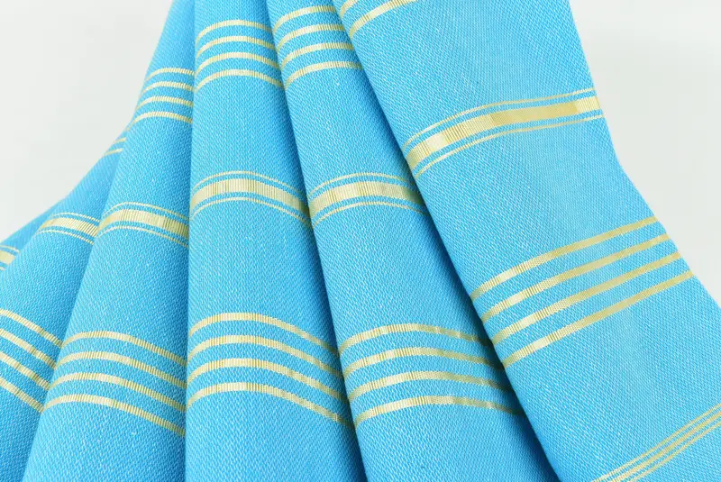 Embroidered Beach Towel, 70x40 Cotton Striped Towel, Fouta towel, Custom Towel, Monogrammed Turkish Towel, Merry Christmas Gifts, Peshtemal Towel - 5