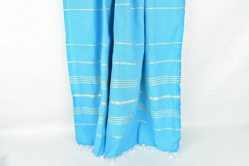 Embroidered Beach Towel, 70x40 Cotton Striped Towel, Fouta towel, Custom Towel, Monogrammed Turkish Towel, Merry Christmas Gifts, Peshtemal Towel - 8