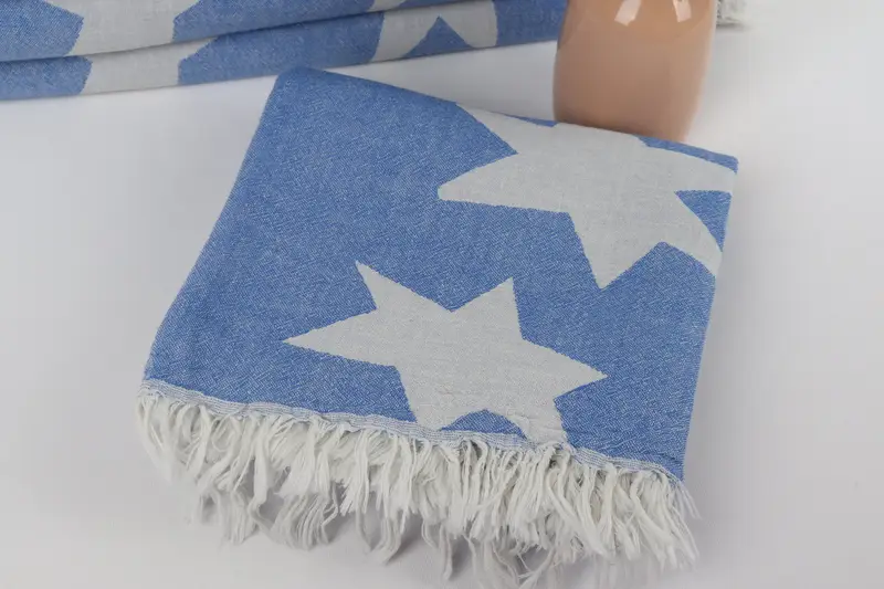 Bachelorette Party Favors, 68x36 Cotton Star Design Towel, Best Wedding Gift, Bachelorette Party Gifts, Maid Of Honor Gift, Quick-dry towel - 6