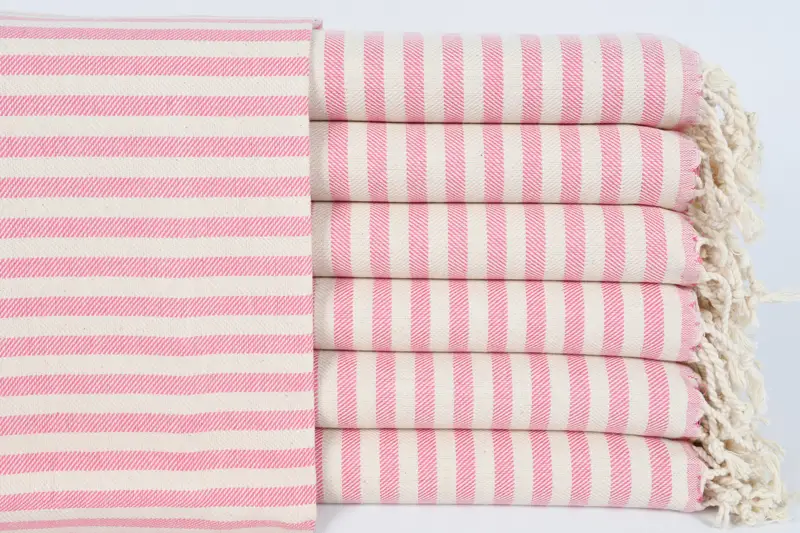 キッチンタオル、トルコティータオル、ストライプ手ぬぐい、24x40インチ - 1