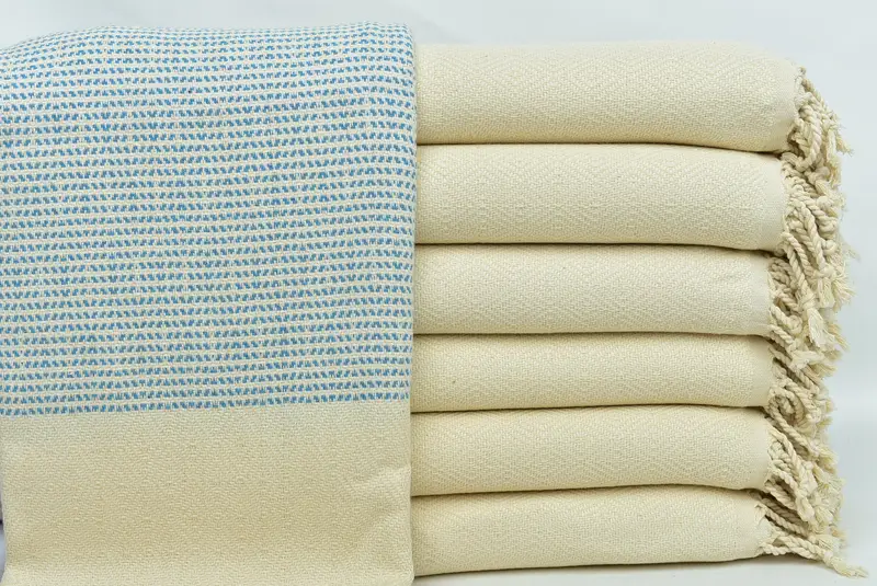 Welcome Wedding Gift, Embroidered Towel, Turkish Towel USA, Best Beach Towel, 70x40 Cotton Diamond Towel, Fringed Turkish peshtemal beach towel USA - 1