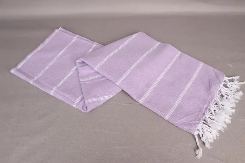 Bridal Shower Gift, Personalized Wedding Gift For Couple, Absorbent Turkish towel, 70x40 Cotton Striped Towel, Summer Towel, Thin towel, Spa Towel - 5
