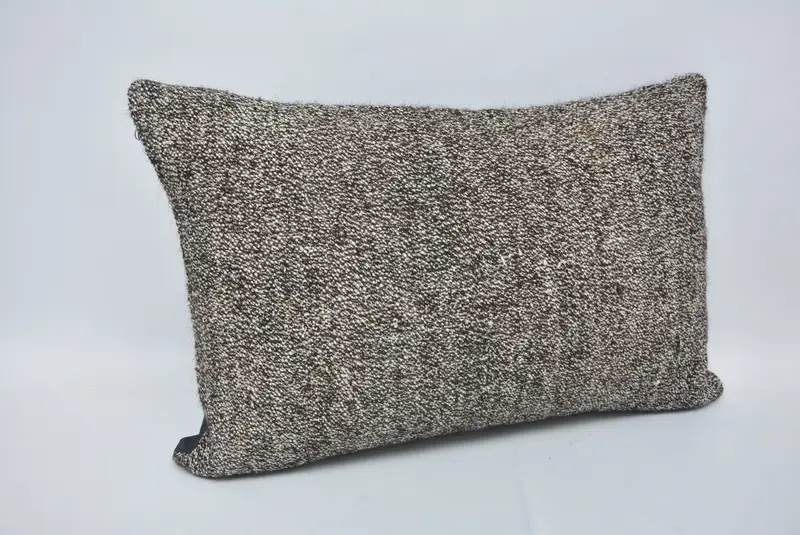 Pillow, Gift Pillow, 16x24 Brown Pillow, Outdoor Bolster Pillow Sham, Shabby Chic Cushion Cover, Turkish Kilim Pillow, Pillow for Sofa - 3