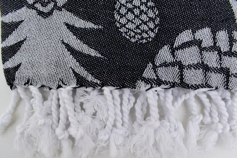 Personalized Gift, Organic Cotton Towel, Sand-Resistant Peshtemal, Quick-Dry Beach Towel, Scarf Towel, Holiday Towel, Family Gift, Embroidered Towel - 5