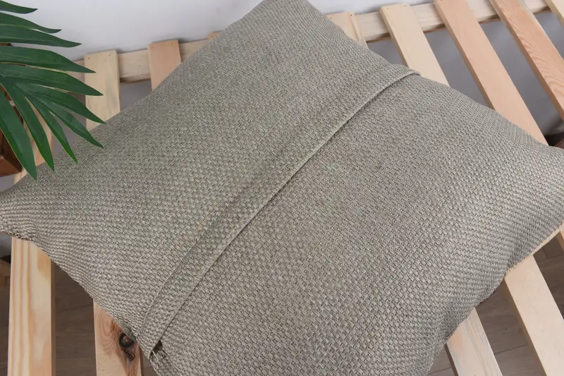 Cozy Throw Cushion Cover, Interior Designer Pillow, Gift Pillow, 18x18 Brown Cushion Case, Cushion, Kilim Cushion Sham - 8