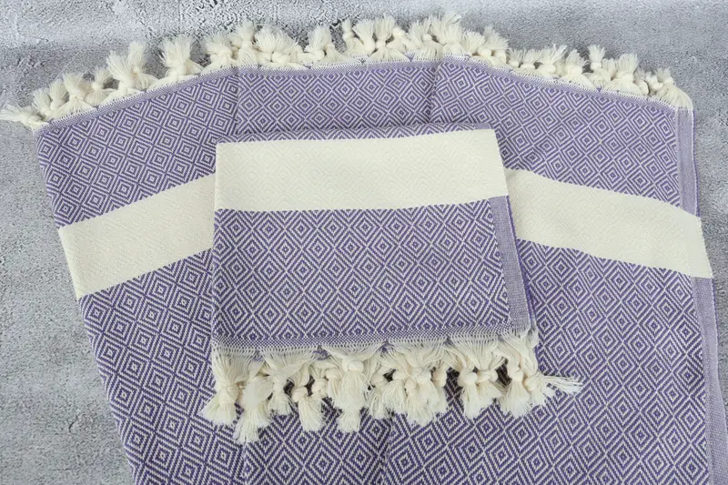 Wedding Shower Gift, Spa Towel, Bridesmaid Gifts, Beach Wedding Favor, Handmade Gift, 36x20 Cotton Diamond Towel, Kitchen Towel, Turkish Tea Towel - 4