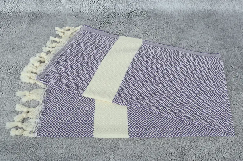 Wedding Shower Gift, Spa Towel, Bridesmaid Gifts, Beach Wedding Favor, Handmade Gift, 36x20 Cotton Diamond Towel, Kitchen Towel, Turkish Tea Towel - 6