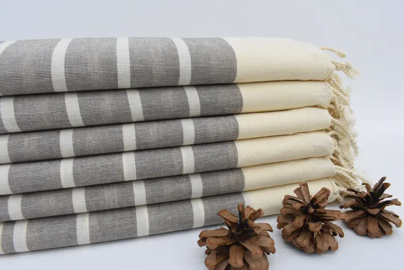 Personalized Wedding Gift, Quick-dry towel, Vegas Bachelorette Party Favors, Monogram Turkish Towel, 70x40 Cotton Striped Towel, Gift Boxes Towel - 2