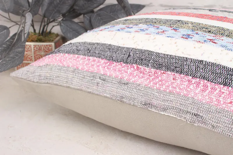 Muted Cushion Cover, Interior Designer Pillow, Patio Cushion Cover, Kilim Pillow Cover, Ethnical Kilim Rug Pillow, Cushion, 20x20 White Cushion Case - 7