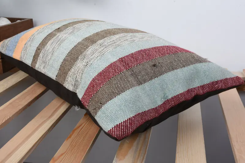 Natural Cushion Cover, Interior Designer Pillow, Boho Pillow Sham Cover, Pillow Cover, Car Cushion Case, 12x20 Green Pillow Cover, Gift Pillow - 6
