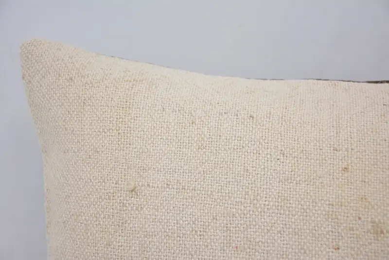 Kilim Pillow Cover, Gift Pillow, Armchair Pillow Cover, Ethnical Kilim Rug Pillow, 12x20 White Cushion Cover, Pillow Case - 2