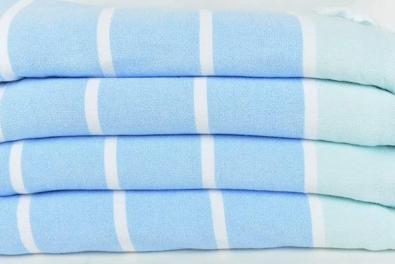 Monogram Beach Towel, Turkish Beach Towel Monogram, Wedding Favors, Wedding Shower Gift, Embroidered Towel, 68x40 Cotton Striped Terry Towel - 2