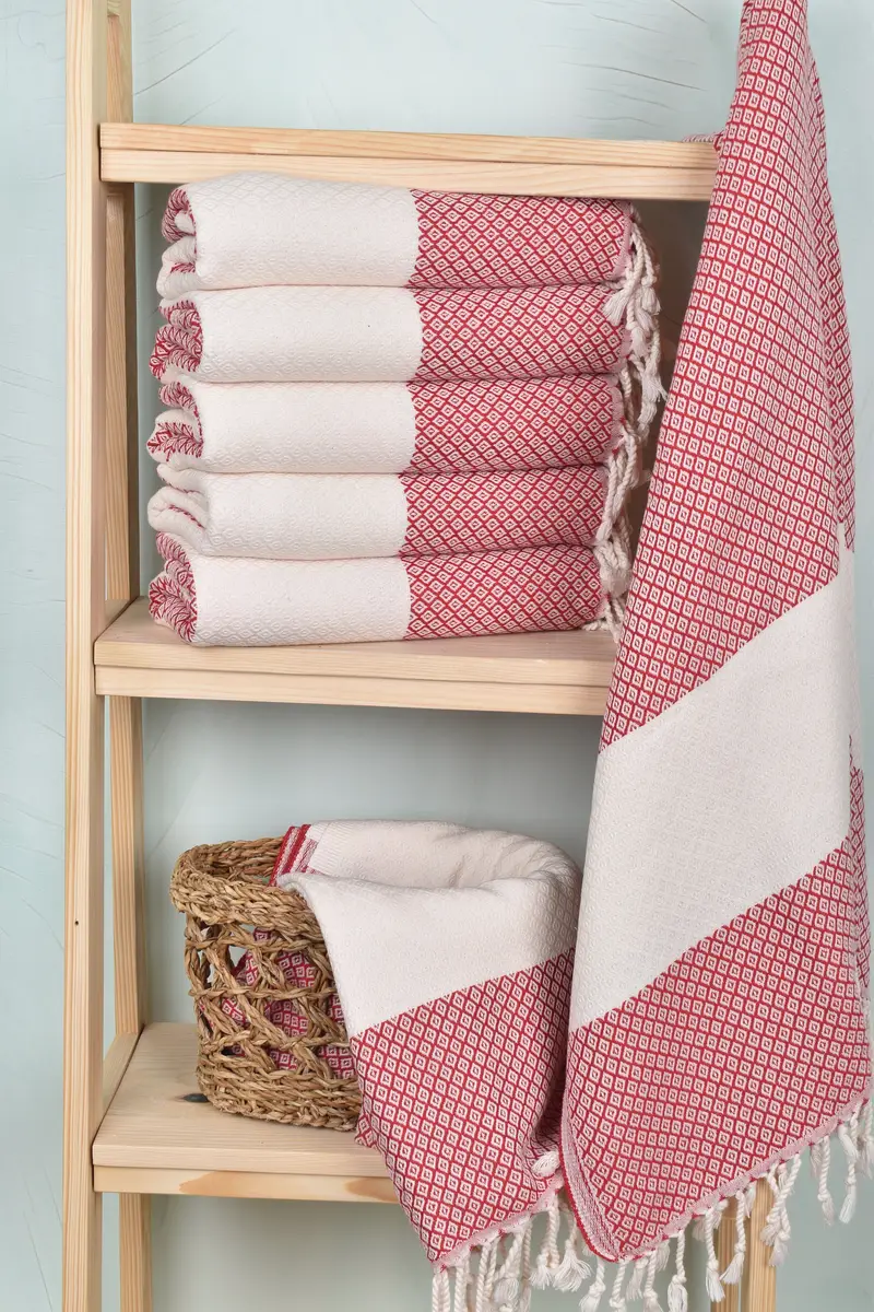 Beach Towel Monogram, Bath towel, Fouta towel, 70x36 Linen Diamond Towel, Bridal Shower Favors, Grandma Gift, Friends Beach Towel, Organic Towel - 3