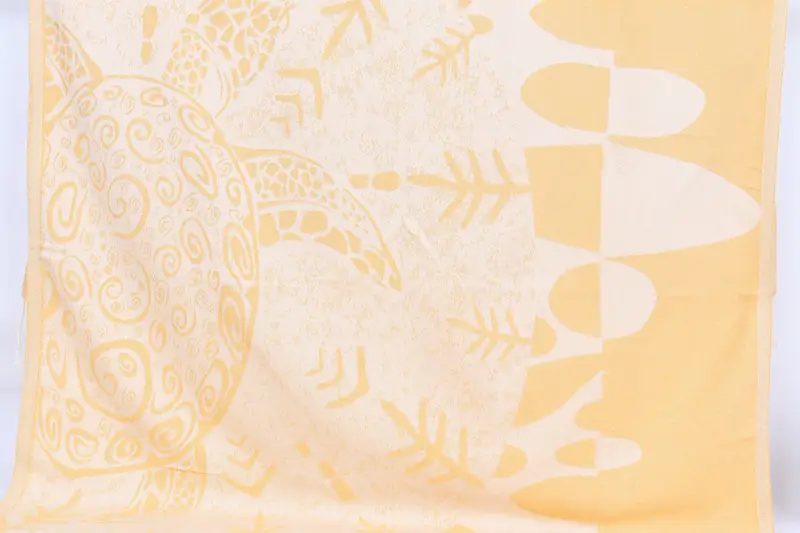 Travel towel, Summer Towel, Beach Size Towel, 70x40 Cotton Turtle Design Towel, Wedding Gift, Home Decor Gifts, Bridesmaid Gifts Personalized - 1
