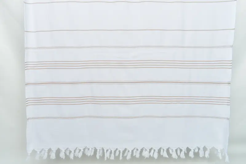 Anniversary Gift For Her, Holiday Towel, 68x36 Cotton Striped Terry Towel, Gift For Wedding Day, Custom Gift, Beach Towel Gift, Soft towel - 8
