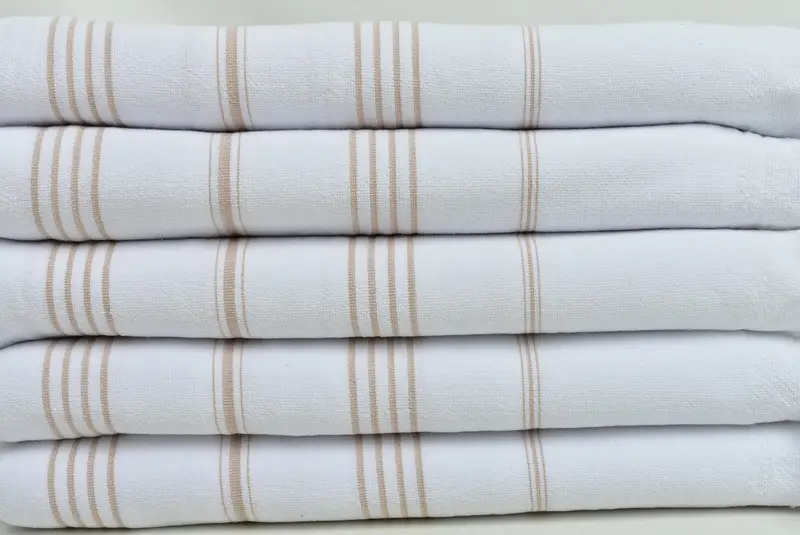 Anniversary Gift For Her, Holiday Towel, 68x36 Cotton Striped Terry Towel, Gift For Wedding Day, Custom Gift, Beach Towel Gift, Soft towel - 2