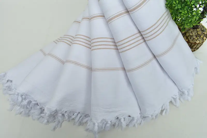 Anniversary Gift For Her, Holiday Towel, 68x36 Cotton Striped Terry Towel, Gift For Wedding Day, Custom Gift, Beach Towel Gift, Soft towel - 4