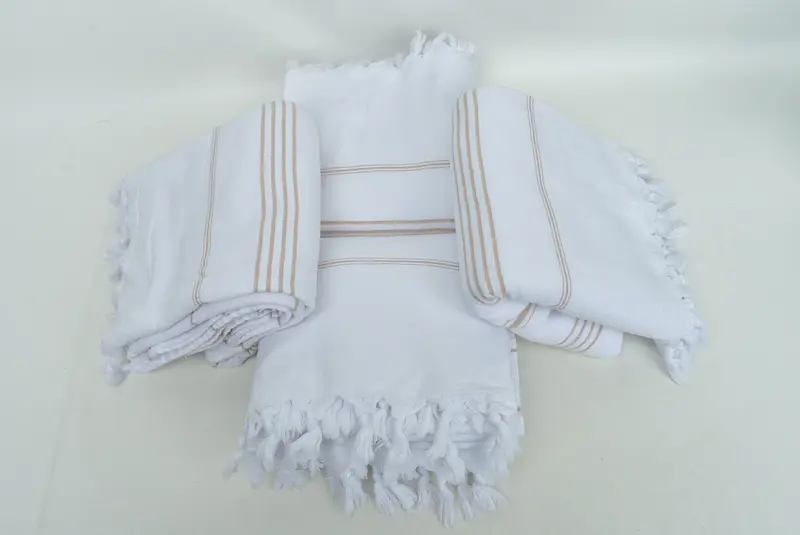 Anniversary Gift For Her, Holiday Towel, 68x36 Cotton Striped Terry Towel, Gift For Wedding Day, Custom Gift, Beach Towel Gift, Soft towel - 6