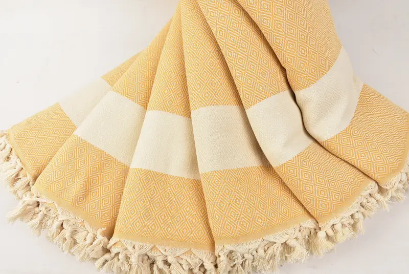 Oversized Beach Towel, 96x80 Cotton Diamond Towel, Throw Blanket Couch, Wedding Favors, Bachelorette Gifts, Bachelorette Party Favors Beach - 4