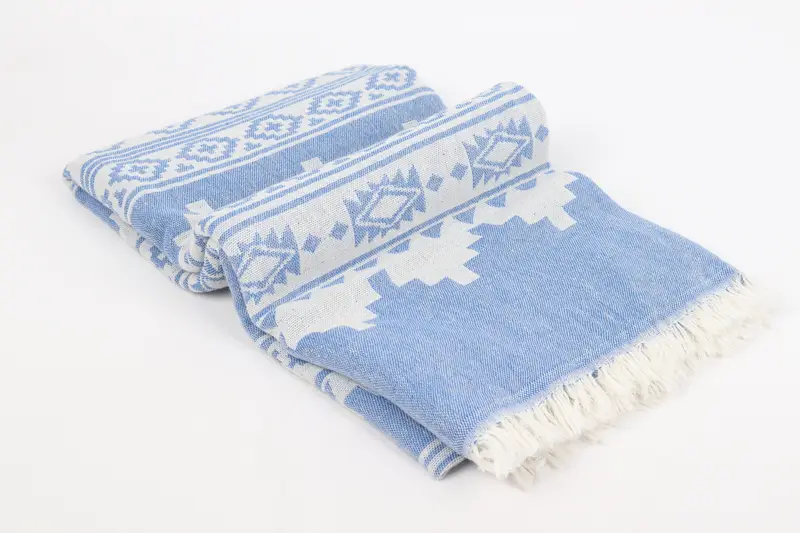 Spa Gift Towel, Personalized Turkish Beach Towel, Personalized Gifts, Handmade Gift, 70x36 Linen Aztec Towel, Beach Towel Gift, Employee Gifts - 7