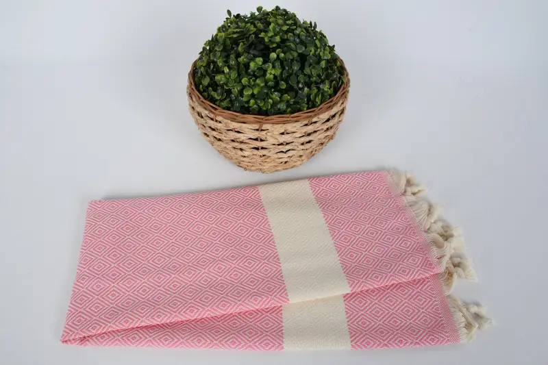36x20 Cotton Diamond Towel, Turkish Tea Towel, Valentines Gift, Bachelorette Towel, Wedding Gift, Bridal Shower Gift, Monogrammed Hand Towel - 4