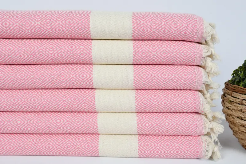 36x20 Cotton Diamond Towel, Turkish Tea Towel, Valentines Gift, Bachelorette Towel, Wedding Gift, Bridal Shower Gift, Monogrammed Hand Towel - 2