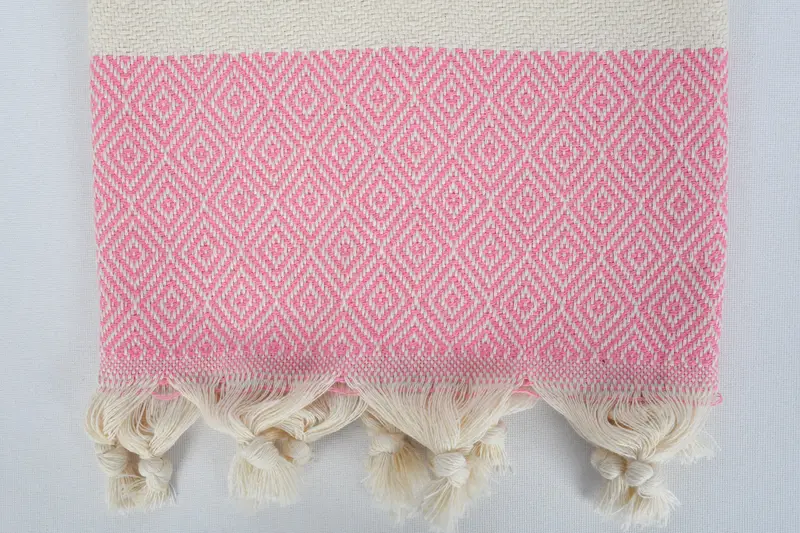 36x20 Cotton Diamond Towel, Turkish Tea Towel, Valentines Gift, Bachelorette Towel, Wedding Gift, Bridal Shower Gift, Monogrammed Hand Towel - 3