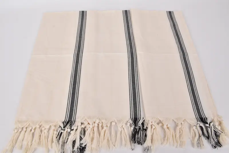 Spa havlu, Türk çay havlu, düğün hediyesi, özel el havlu, el yapımı hediye, kız gezisi parti lehine, monogram çay havlusu, 36x18 pamuklu çizgili havlu - 8