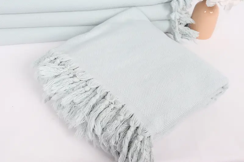 Organic Throw, 88x70 Cotton Stonewashed Chevron Towel, Spooky Bachelorette Party, Bridesmaid Gifts, Tablecloth, Custom Blanket, Gift For The Home - 5