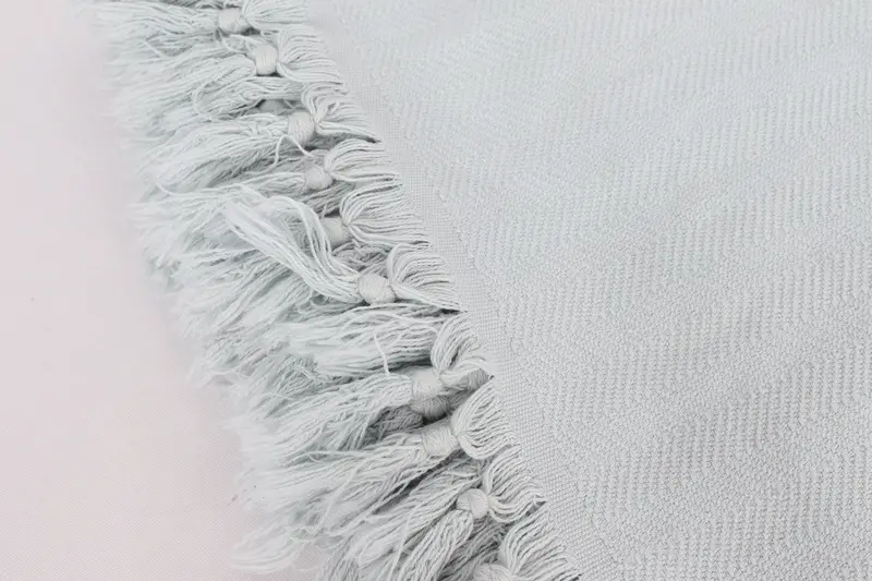 Organic Throw, 88x70 Cotton Stonewashed Chevron Towel, Spooky Bachelorette Party, Bridesmaid Gifts, Tablecloth, Custom Blanket, Gift For The Home - 7