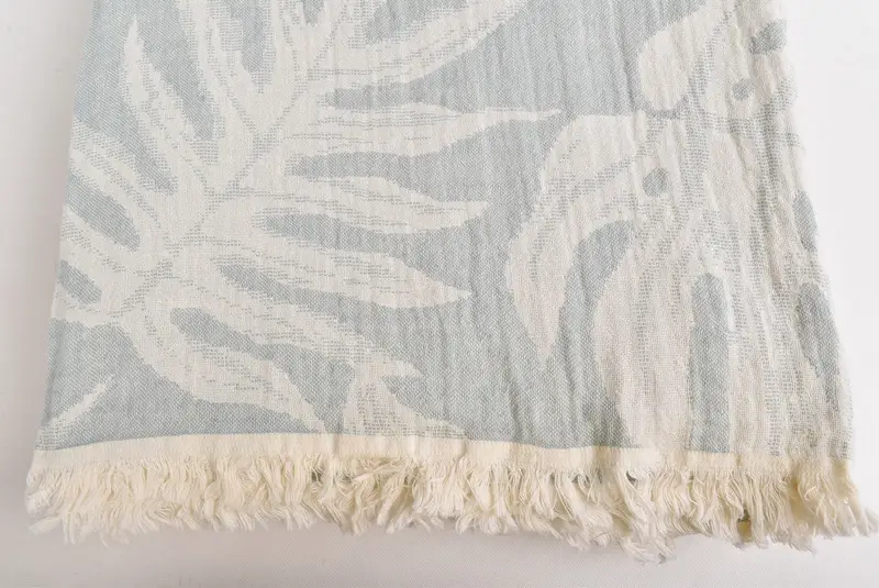 Bridesmaid Gifts, Boho Throw Blankets, 94x86 Cotton Floral Design Towel, Turkish Cotton Throw Blanket, Custom Wedding Gifts, Halloween Gifts - 4