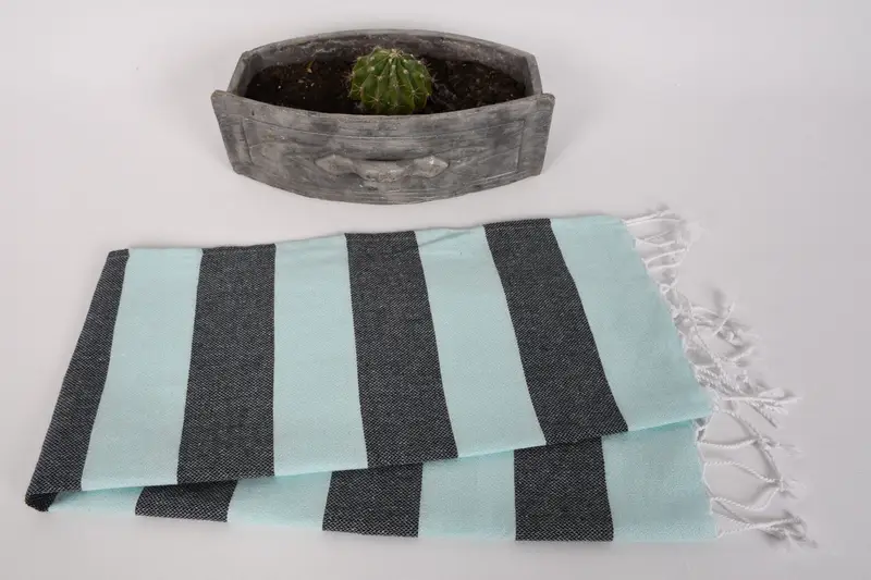 Spa havlu, 40x18 pamuklu çizgili havlu, kişiselleştirilmiş el havlu, monogram havlu, nedime iyilik, monogram mutfak havlu, kişiselleştirilmiş hediye - 6