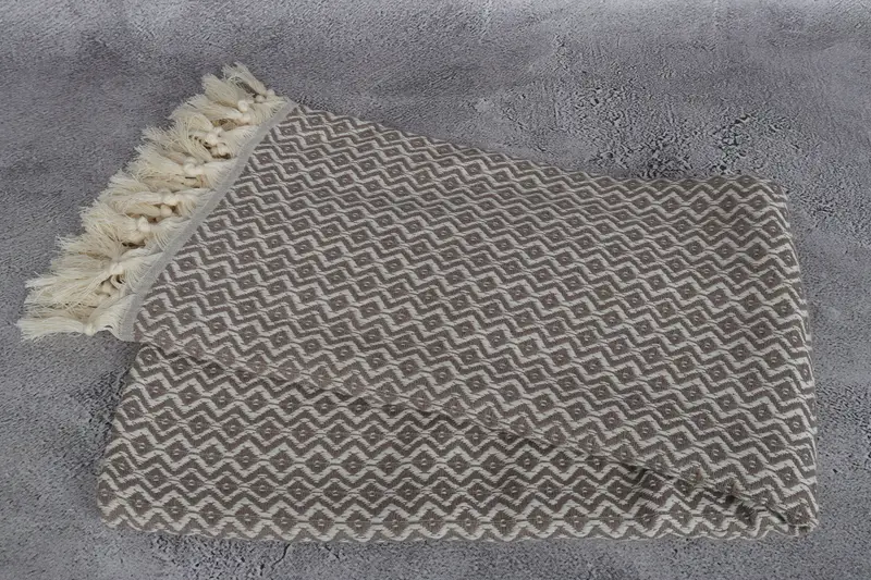 Handmade Gift, Custom monogram Turkish beach towel USA, Custom Towel, Bridesmaid Gift Towel, 70x40 Cotton Diamond Towel, Personalized Wedding Gift - 6