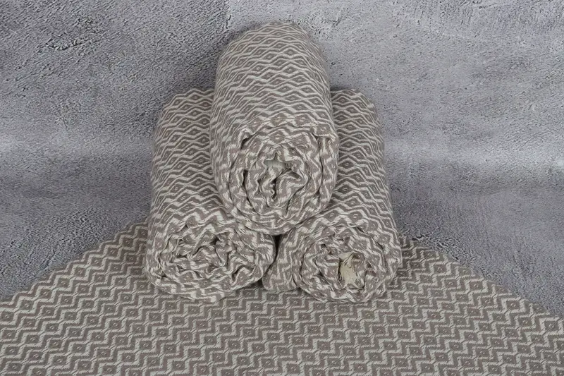 Handmade Gift, Custom monogram Turkish beach towel USA, Custom Towel, Bridesmaid Gift Towel, 70x40 Cotton Diamond Towel, Personalized Wedding Gift - 7