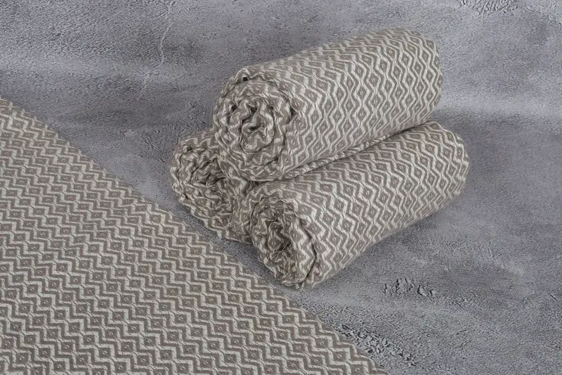 Handmade Gift, Custom monogram Turkish beach towel USA, Custom Towel, Bridesmaid Gift Towel, 70x40 Cotton Diamond Towel, Personalized Wedding Gift - 8