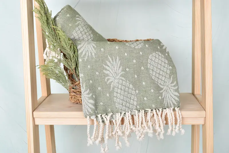 Gift Boxes Towel, 80x40 Cotton Pineapple Design Towel, Bridal Shower Favors, Valentines Day Gift For Her, Bachelorette Gifts, Large Turkish Towel - 5