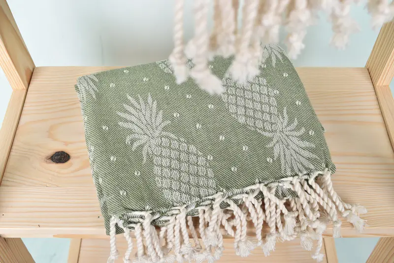 Gift Boxes Towel, 80x40 Cotton Pineapple Design Towel, Bridal Shower Favors, Valentines Day Gift For Her, Bachelorette Gifts, Large Turkish Towel - 6