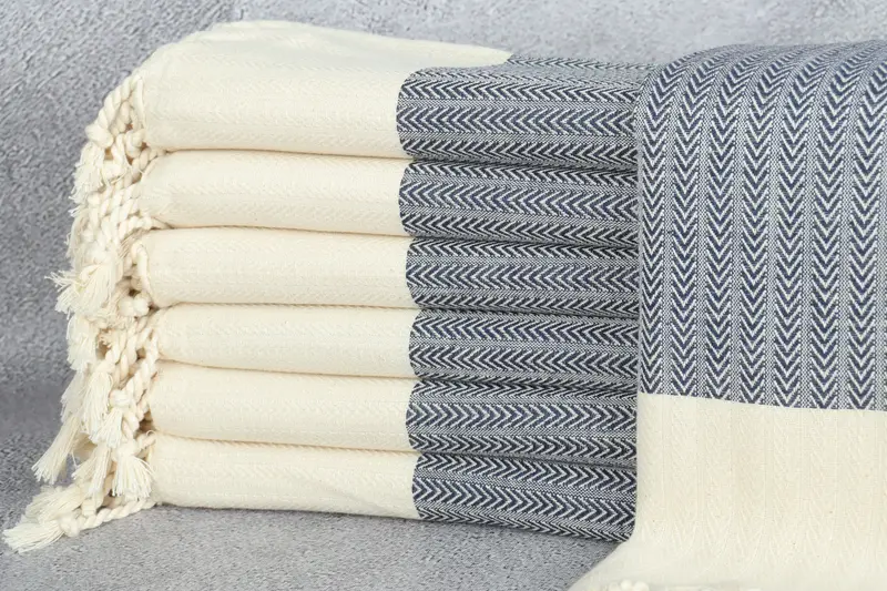 Custom Towel, Family Gift, Bridesmaid Gifts, 68x36 Cotton Palm Design Towel, Luxury Beach Towel, Lightweight Turkish towel, Gym Towel, Wedding Towel - 1