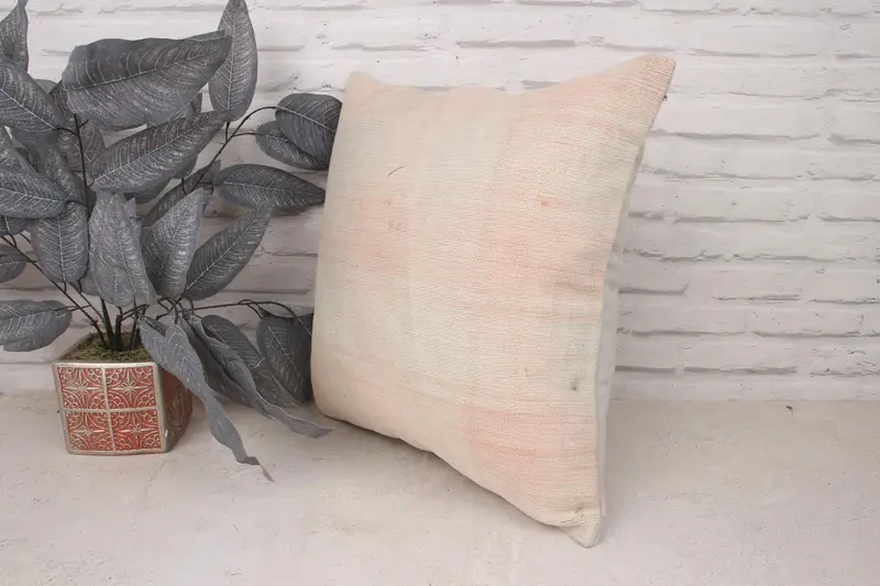Kilim Pillow Cover, Aztec Cushion, Home Decor Pillow, Kilim Pillow, Cushion Case, 18x18 White Cushion Cover, Handwoven Pillow Cover Cushion Cover - 4