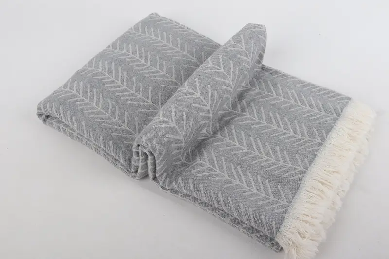 Personalized Turkish Towel, Bath towel, Peshtemal, 70x36 Cotton Floral Patterned Towel, Large Turkish Towel, Luxury Turkish beach towel with fringe - 7
