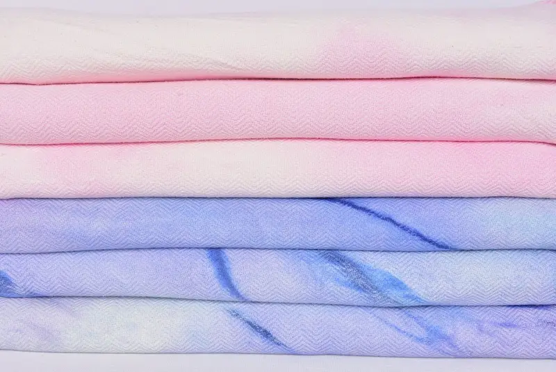 68x32 Cotton Zigzag Tie Dye Towel, Wedding Gifts Towel, Custom Wedding Gifts, Personalized Towel Gift, Summer Gift, Bachelorette Party Favor - 2