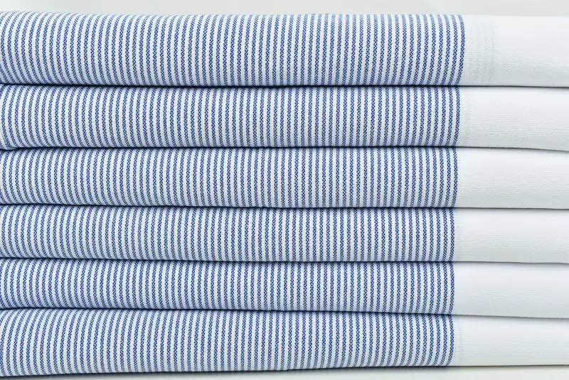 Monogram Hand Towel, Turkish Towel Hand Towel, Small Bath Towels, 40x18 Cotton Striped Towel, Gift For Wedding Day, Personalized Gift For Her - 2