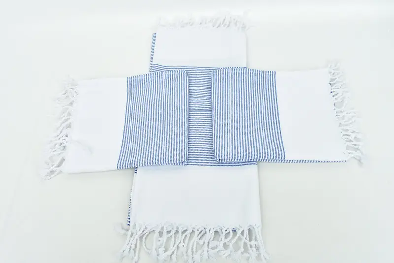Monogram Hand Towel, Turkish Towel Hand Towel, Small Bath Towels, 40x18 Cotton Striped Towel, Gift For Wedding Day, Personalized Gift For Her - 6