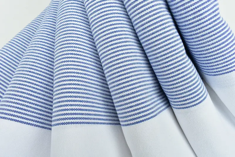 Monogram Hand Towel, Turkish Towel Hand Towel, Small Bath Towels, 40x18 Cotton Striped Towel, Gift For Wedding Day, Personalized Gift For Her - 5